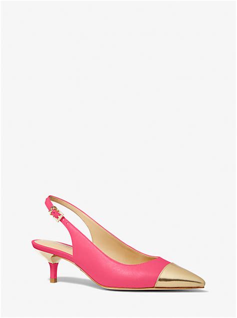 michael kors cap toe flats|Michael Kors mid pump.